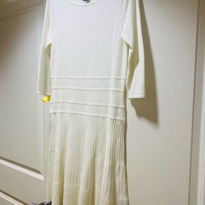 Lauren Ralph Lauren Fit & Flare Ivory Dress, sz S